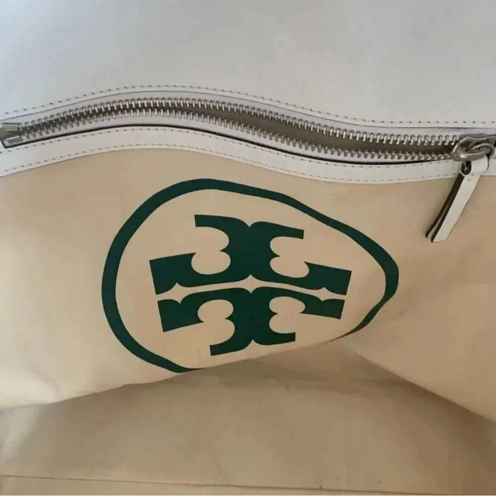 Tory Burch Milo Tote and Pouch - White